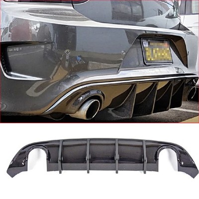Rear Lip Bumper Diffuser Carbon Fiber Fits for 2015-2023 Dodge Charger SRT PP