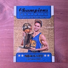 2015-16 Panini Hoops Stephen Curry Champions Portraits #85 Serial Warriors Fina…