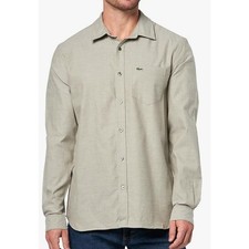Lacoste Men's Regular Fit Cotton Shirt, Blanc White S