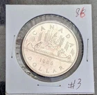 Canadian 1986 Voyageur Nickel Dollar AU