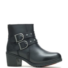 Harley-Davidson Abney 7" Waterproof D87161 Womens Black Motorcycle Boots