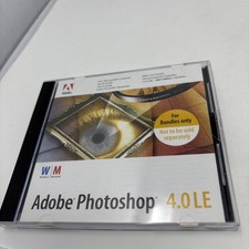 Adobe Photoshop 4.0 LE Vintage 1997 Software Limited Edition