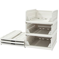 RMAN 3er Schubladenbox Schubladen Organizer Kleiderschrank Aufbewahrungskorb