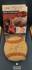 Balón de béisbol autografiado firmado por Dan Marino Miami Dolphins fútbol americano automático JSA MLB