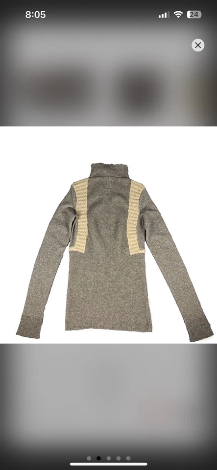 Cuello alto Rick Owens AW16 Mastodon Yak Foto 2 de 4