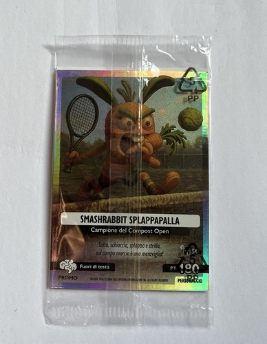 Carta promo inedita Skifidol Italian Brainrot Smashrabbit Splappapalla