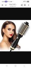 NEXPURE Ionic Hot Air Brush Hair Blow Dryer Ceramic Titanium Barrel Straight T10