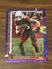 2025 Topps Chrome Football Purple Lava Refractor Trey McBride #4
