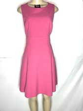 NINE WEST PINK SLEEVELESS A LINE FULLY LINED DRESS SIZE 6