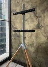 One For All WM7472 Tripod Universal TV Stand 32–65” | Solid Wood | Boxed