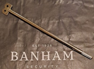 Banham EXTRA LANGER 9'' SCHLÜSSEL passend für die Banham Reihe von Rack Tür Fenster Bolzenschlössern