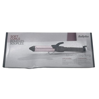 BaByliss 32mm Lockenstab mit Klammer mit großem Durchmesser für natürliche Locke