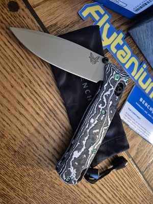 Custom Benchmade 535 Bugout Carbon Fiber Scales 