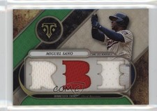 2017 Topps Triple Threads Relics Emerald 6/18 Miguel Sano #TTR-MS3 1ek2