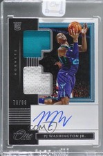 2019-20 Panini One and One Rookie Dual Jersey 79/99 PJ Washington Jr Auto 09bz