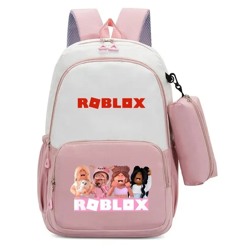 Cartoon Game Roblox  School Bag Backpack Set For Kids