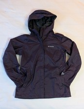 Columbia Womens Small Marionberry Arcadia II Rain Jacket Waterproof Packable