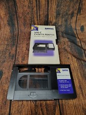Genuine SIMA VHS-C Cassette Tape Adapter Play Compact VHS-C in VCR Model SCA NOS