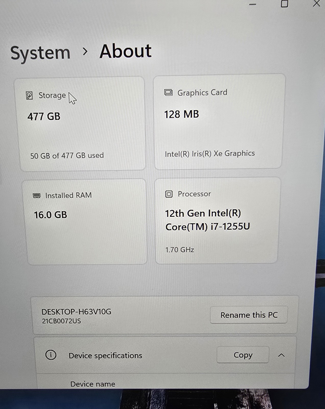 Lenovo ThinkPad X1, 14-Inch Laptop, with i7-1255U, 512 GB SSD (Solid State Drive)