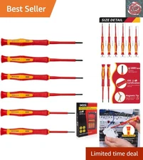 Versatile 6PCS Insulated Screwdriver Set - Perfect for Electronics & Appliances