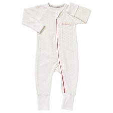 4 x Bonds Poodlette Zip Wondersuit Coverall White & Hyper Bloom Spot