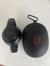 Beats Studio Wireless corporate Logo On Headphones Case Included Works Great 