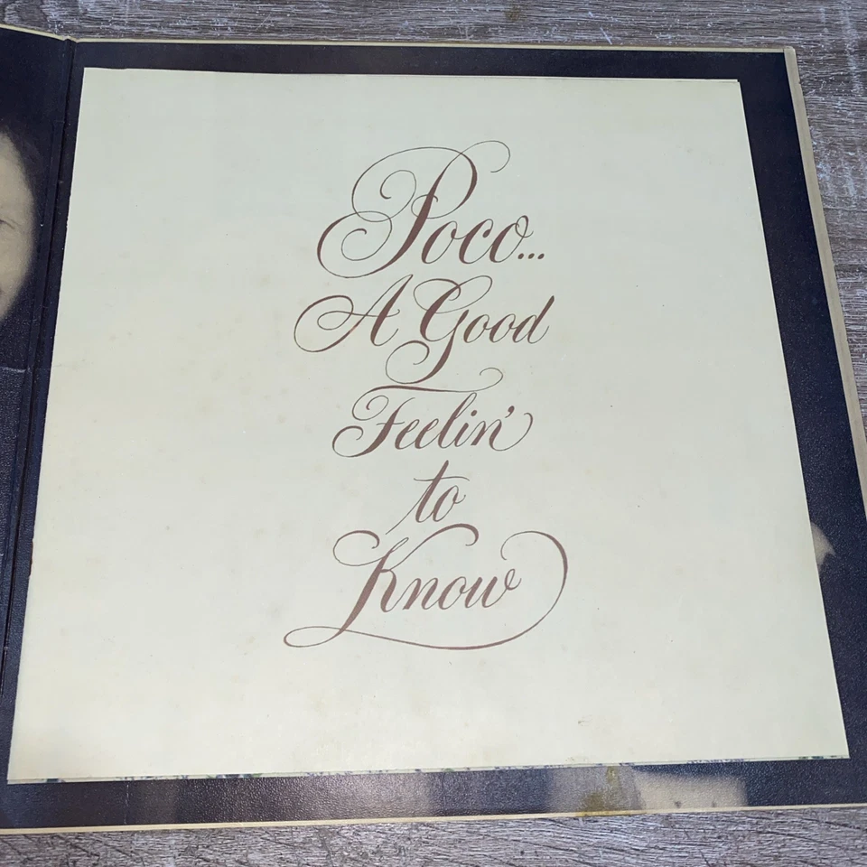 Poco A Good Feelin To Know Vinyl Record VG/VG EPC65126 1972 1st Press + Booklet - Image 4 of 4