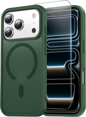 iPhone 17 Pro Max Case with Screen Protector, Anti-Yellowing, Shockproof Cover