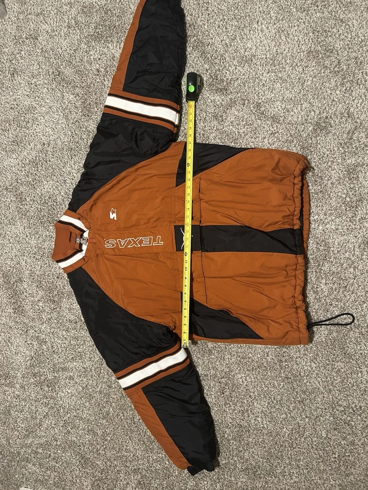 Mens Vtg 90s University Of Texas Longhorns Starter Pullover Jacket Size 2x - Image 2 of 4