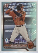 2022 Bowman 1st Edition Sky Blue Foil Adrian Sugastey #BPPF-19 6f8