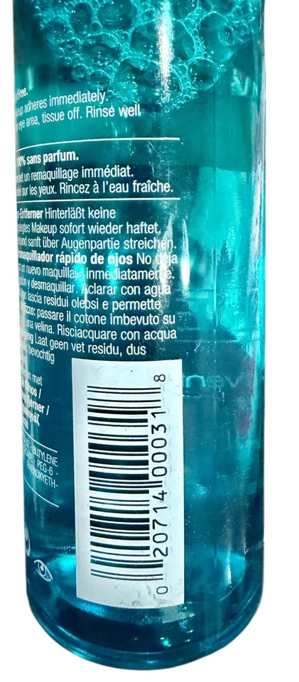 Clinique Enjuague Maquillaje de Ojos Disolvente Todo Tipo de Piel Tamaño Completo 4.2 OZ Totalmente Nuevo Foto 3 de 3