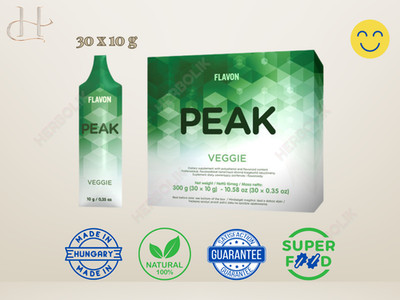 Flavon Peak Veggie 30 Beutel Vegan Superfood für Immun Gesundheit und Vitalität