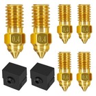 2X (6-częściowy zestaw dysz do 3 V3 SE, mosiężne dysze do drukarek 3D 0,4 mm, 06054