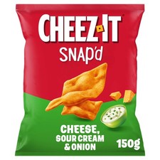 Cheeze its Cheese and Sour Cream and Onion Baked Snacks 150g