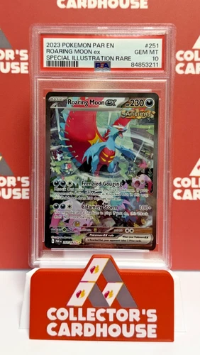 Roaring Moon Ex | 251/182 | PSA 10 | Paradox Rift Special Illustration Rare |G20
