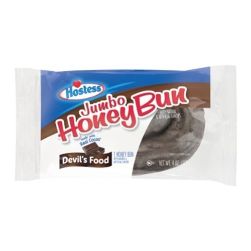 936920 1 X 113G PACKET OF HOSTESS JUMBO DEVIL'S FOOD HONEY BUN 1 PC MADE IN USA - Picture 1 of 1