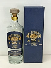 El Tesoro Extra Anejo Tequila Bottle Empty Bottle, Stopper & Box Free Shipping
