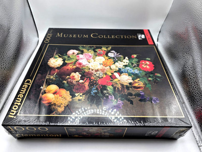 Clementoni Jigsaw Puzzle 1000 Van Dael Bowl of Flowers 94928 Museum Collection