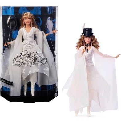 Barbie Stevie Nicks Bella Donna Doll In White Dress Mattel Toys Collectible New
