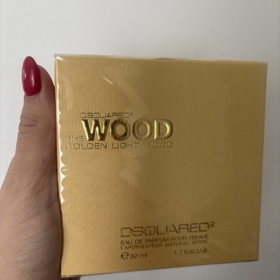Dsquared2 she golden light  wood  Eau de parfum Pour femme 50ml 1.7fl Oz Rare