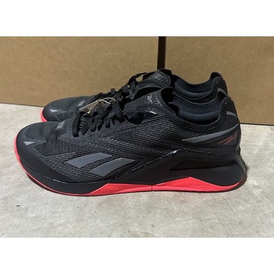Reebok Nano X2 Froning Black Canvas Athletic Cross Training Shoes (ID6749) Sz 10