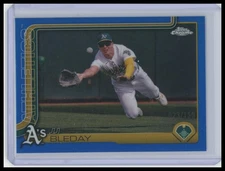 2025 Topps Chrome #183 JJ Bleday Blue Refractors 023/150