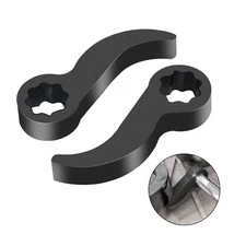 2 PCS 1/2" 8pt Square Pry Bar Wrench Adapter for Tight Space Car Repair