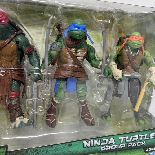 Teenage Mutant Ninja Turtles Group Pack Exclusive Figures 2014 TMNT Movie New - Picture 4 of 10