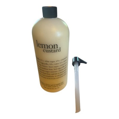 Philosophy Lemon Custard 32 fl. oz. 3-in-1 Bubble Bath Shampoo Shower Gel New