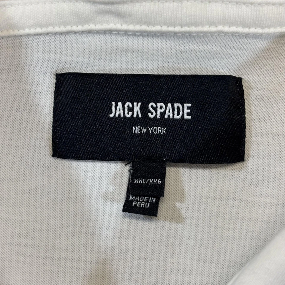 Jack Spade Polo Shirt Mens 2XL Short Sleeve Classic Casual Lightweight Peru - Image 2 of 4