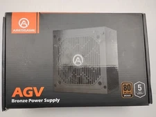New Aresgame AGV750 750W Power Supply 80 Plus Bronze Cert. Semi-Modular ATX PSU