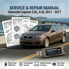 Chevrolet Caprice 2011 2012 2013 2014 2015 Service Repair Workshop Manual On Usb