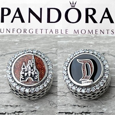 Rare Pandora 2024 Disney Parks Exclusive Disneyland Classic Logo