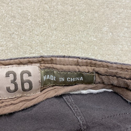 Abercrombie & Fitch Cargo Shorts 36 Men's Brown Distressed Button-Fly A&F - Picture 5 of 17
